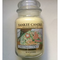 Yankee Candle CHRISTMAS COOKIE 22 OZ LARGE JAR BAKING SCENT HOLIDAY FAVORITE   232889628729